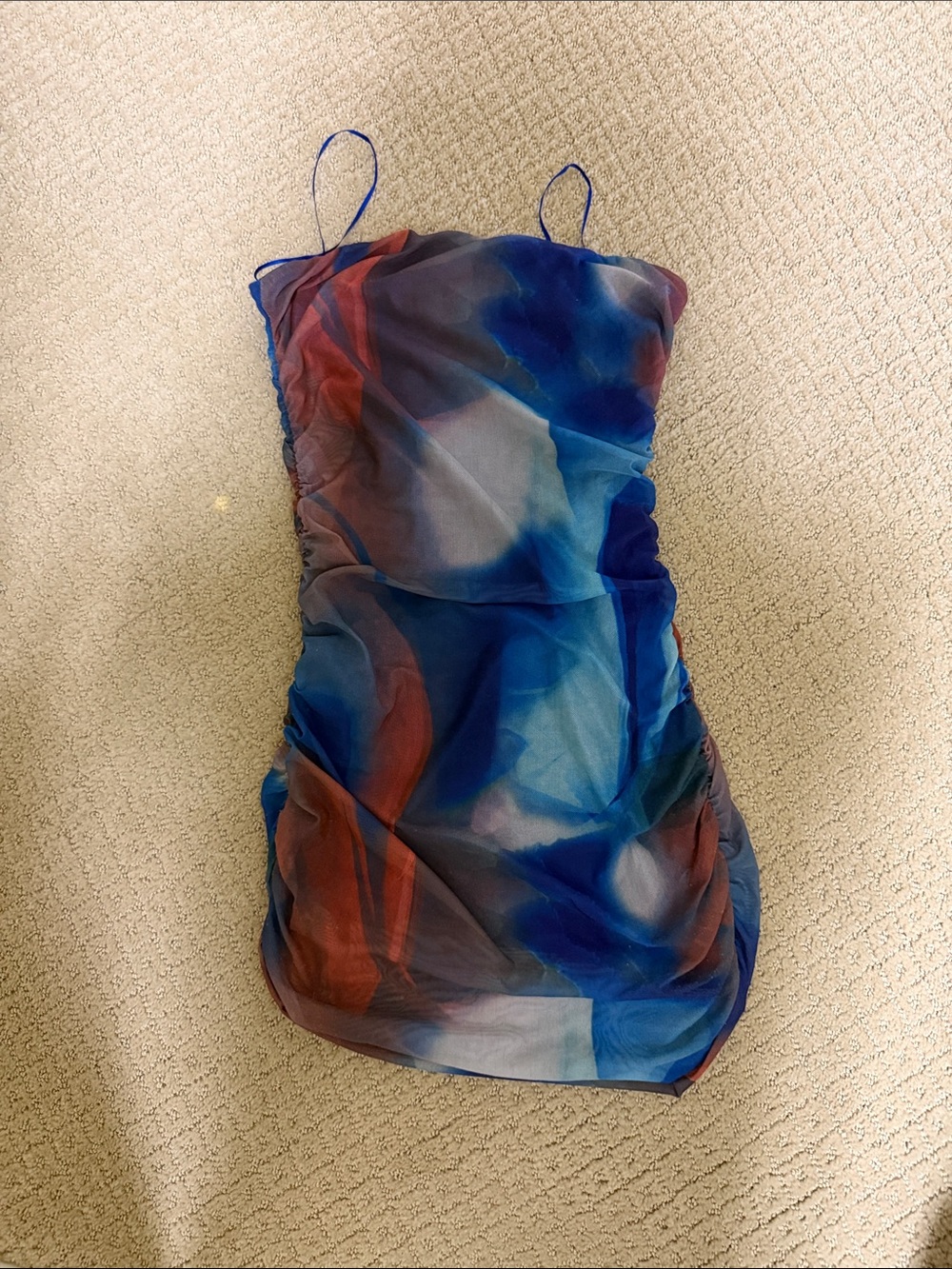 Princess Polly size 6 multicolor strapless dress Micah